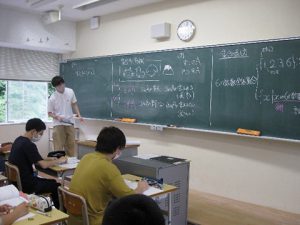 1年生の対面授業の様子