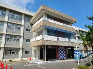 夏休み中の校内整備の様子（2025）
