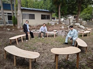 地域共同研究の様子～西舞鶴駅前歩行者空間整備～