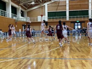 女子バスケットボール部が全国高校総体京都府予選両丹代表決定戦に出場しました。