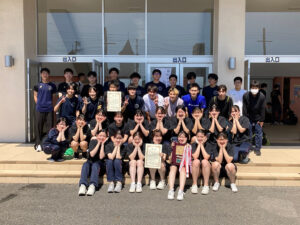 バレーボール部が近畿地区高専体育大会に出場し、女子バレーボール部が優勝しました。
