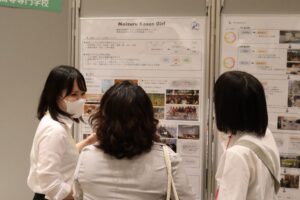 「高専女子フォーラムin関西2023」で女子学生が発表を行いました。