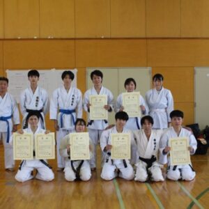 空手道部が第42回近畿地区高等専門学校空手道親善試合に出場しました。