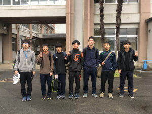 卓球部が第47回京都府公立高等学校卓球大会に出場しました。