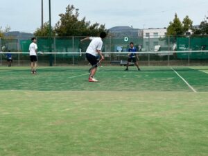 ソフトテニス部が第23回舞鶴市長杯ソフトテニス選手権大会に出場しました。