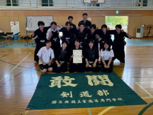 剣道部が第62回近畿地区高専体育大会に出場しました。