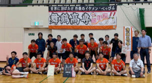 男子バレーボール部が第62回近畿地区高専体育大会で優勝しました。