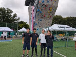 フリークライミング部が第30回近畿高等学校スポーツクライミング大会に出場しました。