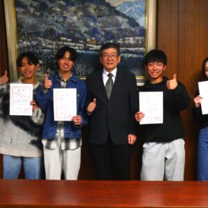 令和7年度前期 学業成績優秀者ならびに学生の優れた活動に対しての表彰を行いました。