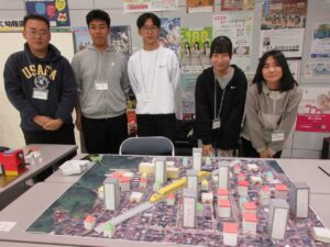 本校学生が『第20回まいてフェスタ』で体験イベントを行いました。