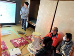 受託研究「舞鶴市居住者促進住宅の設計」について地域住民へ説明会を行いました。