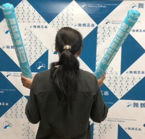 ロボコン応援用スティックバルーンを作成しました。