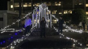 【電気情報工学科】イルミネーションの点灯式を行いました。（2025.12）